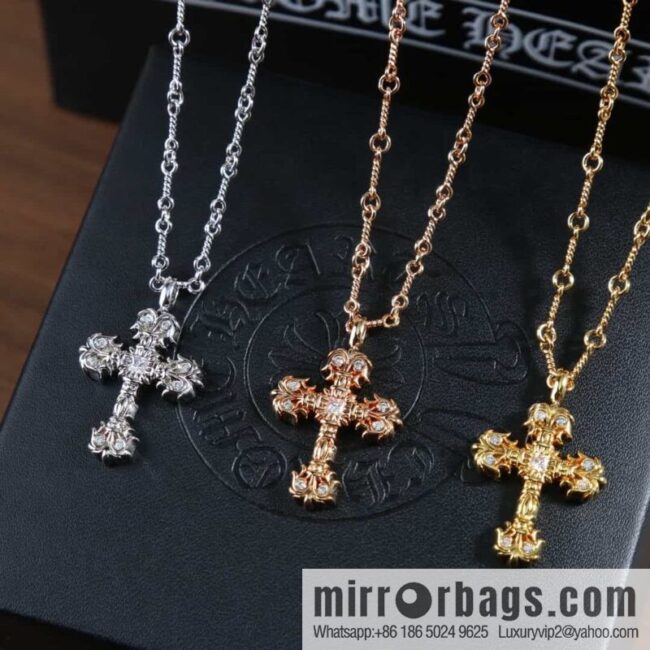 New Croxin Cross Flame Necklace