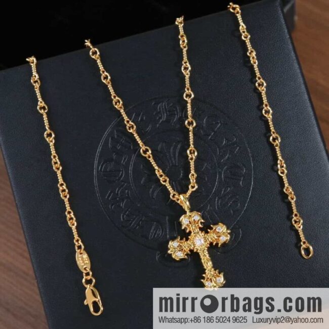 New Croxin Cross Flame Necklace