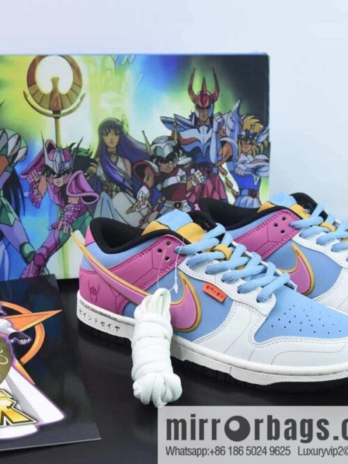 wsxc1688740836493_4-800x800urflnbtf25u200543_20250709045040.jpg Nike SB Dunk Low pink blue and white, Saint Seiya low-top sneakers Item number: ZD2356-153