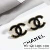 New ☑️ Chanel C1 double c three-color stud earrings