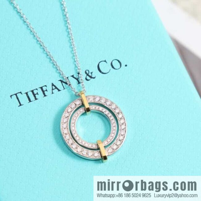New ☑️ Tiffany & Co. Tiffany Edge Series Color Separation Necklace