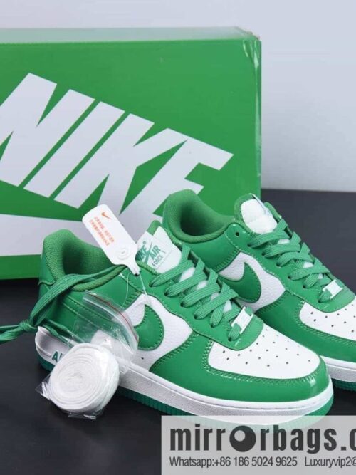 wsxc1689261767490_4-800x800m2pkuhbvqfl197384_20250709032129.jpg Nike Air Force 1 Low white and green patent leather Air Force No. 1 low-top sports and leisure shoes, item number: HP3656-511