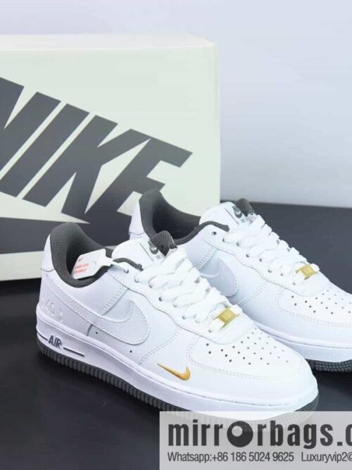 wsxc1689341458866_4-800x800nqczd3elt1c197296_20250709031939.jpg Nike Air Force 1 \'07 🥰 40th Anniversary/White/Dark Grey \"Air Force One\" 40th Anniversary Edition White Dark Grey Gold Hook \"DD1225-008