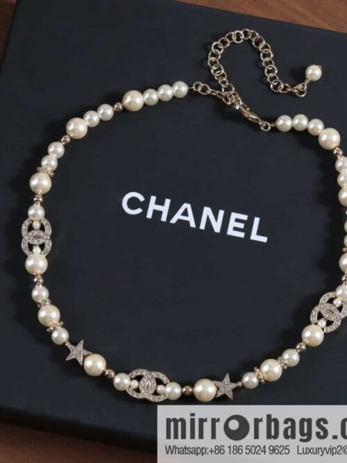 wsxc1689436969586_0-800x8001cjpw3erqmh158209_20250705135823.jpg New ☑️ Chanel Full Diamond Double C Pentagram ⭐ Pearl Necklace Necklace