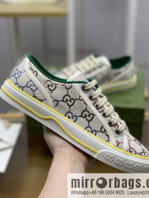 wsxc1689604204759_4-800x800aiiodecwd0c197010_20250709031211.jpg Gucci Gucci uses beige and light purple super double G canvas G home 1977 women\'s canvas shoes