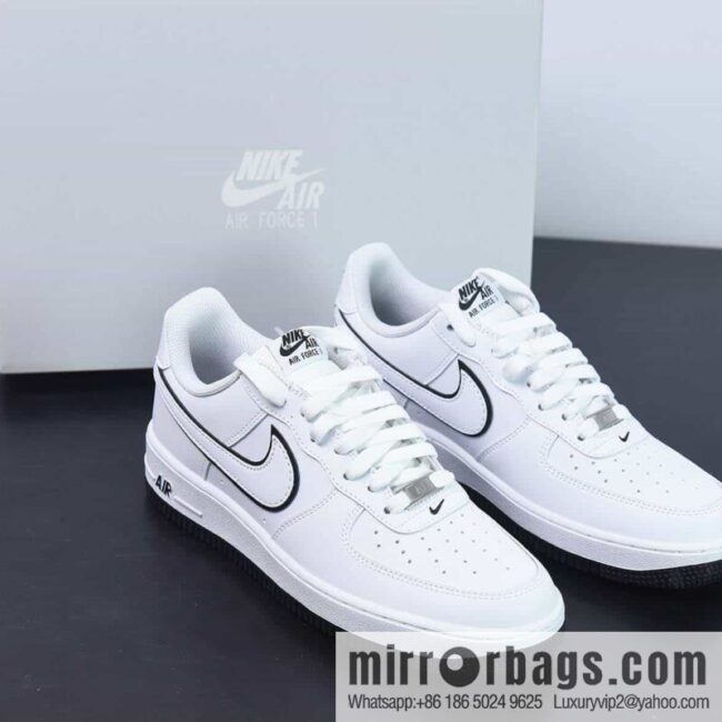 Nike Air Force 1 Low white and black, Air Force One low-top sports and leisure shoes, item number: DV0788-103