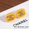 New ☑️ Chanel C1 double c octagonal acrylic stud earrings