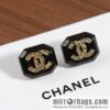 New ☑️ Chanel C1 double c octagonal acrylic stud earrings
