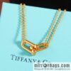 New ☑️ Tiffany & Co. Tiffany HardWear Double Ring Horseshoe Buckle Necklace