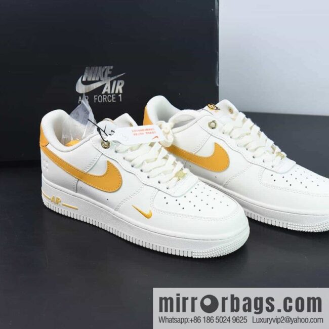 NIke Air Force 1 \'07 Low \"40th Anniversary Model - Off White Gold\" Air Force One, Low Help Item Number: DQ7658-105