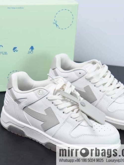 wsxc1689778159777_4-800x8005v1aq5dj014196781_20250709030616.jpg OFF-WHITE Out Of Office series low-top Vintage versatile casual sports shoes \"leather (fabric) beige gray arrow\"