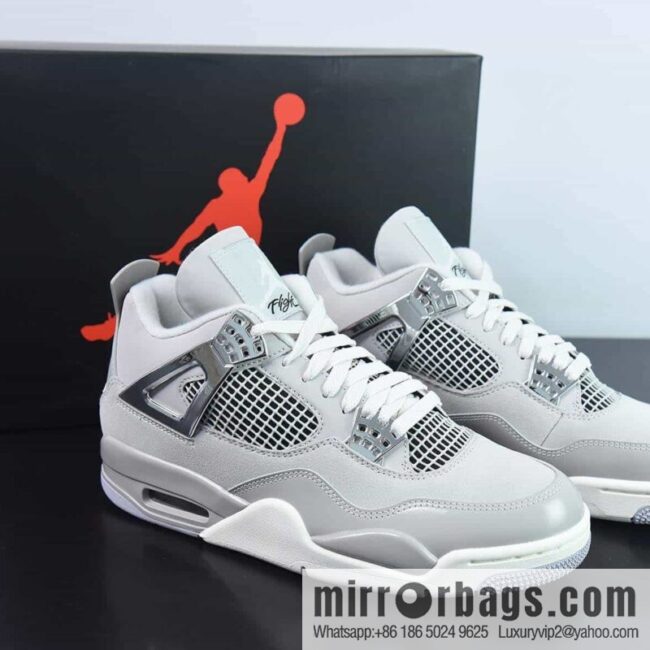 wsxc1690121390817_4-800x8002utytkz53oq193701_20250709012958.jpg Air Jordan AJ4 Retro AJ4 electroplated silver sneakers Part Number: AQ9129-001