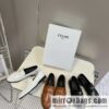 CELINEl Celine loafers Caesar door buckle series casual small leather shoes