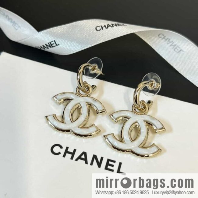New ☑️ Chanel c2 double c stud earrings