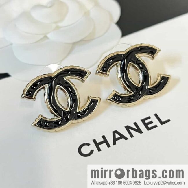 New ☑️ Chanel c1 double c oil drop stud earrings