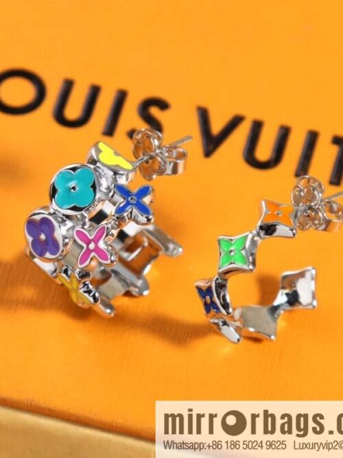 wsxc1690466678370_0-800x800ekkfd0ywvqq157853_20250705134818.jpg Louis Vuitton Asymmetrical Rainbow MNG Pary Earrings