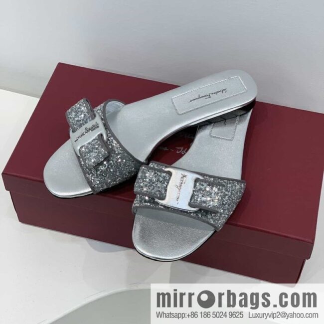 SF ✔️ salvatore Ferragamo ✔️ new sequined BlingBling slippers