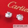CARTIER Cartier Jungle series glossy leopard stud earrings