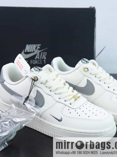 wsxc1690647703787_4-800x800u3rbxkhqomy193375_20250709012113.jpg Nike Air Force 1 AF1 Air Force One/Low Help, White Grey Embroidery 40th Anniversary Edition Item No. DQ7658-106