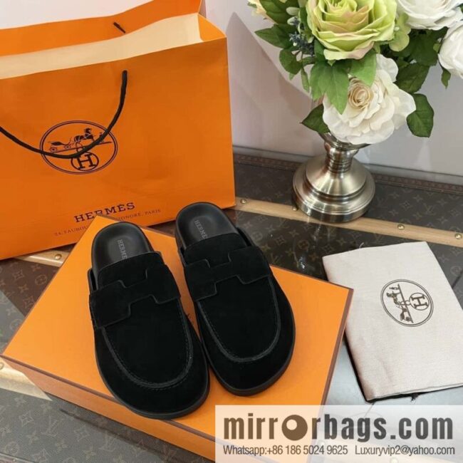 HERMES/Hermès Müller half-tow Birkenstocks