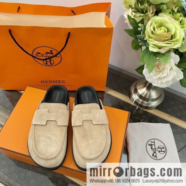 HERMES/Hermès Müller half-tow Birkenstocks
