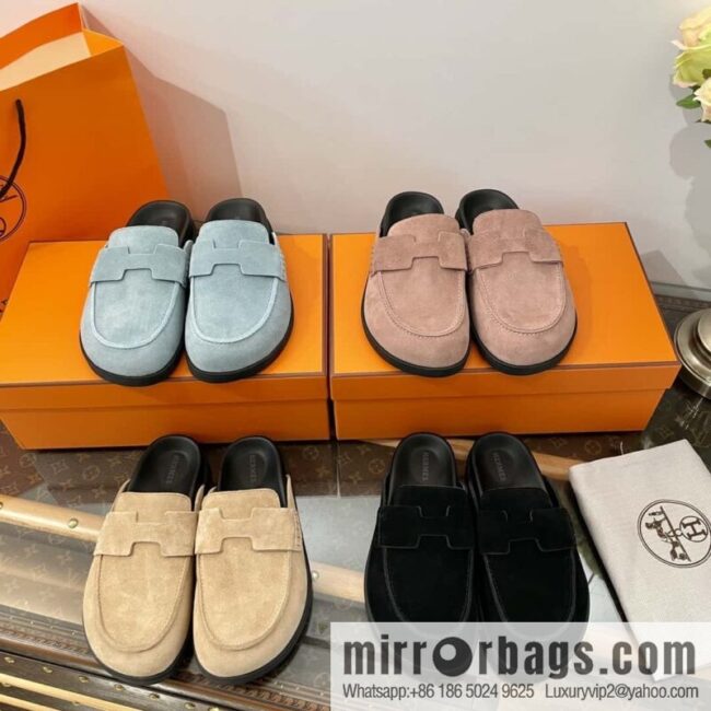 HERMES/Hermès Müller half-tow Birkenstocks