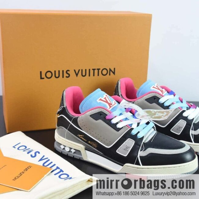 Donkey Replica Luxury Handbag LV Trainer Top Version Trainer sneakers