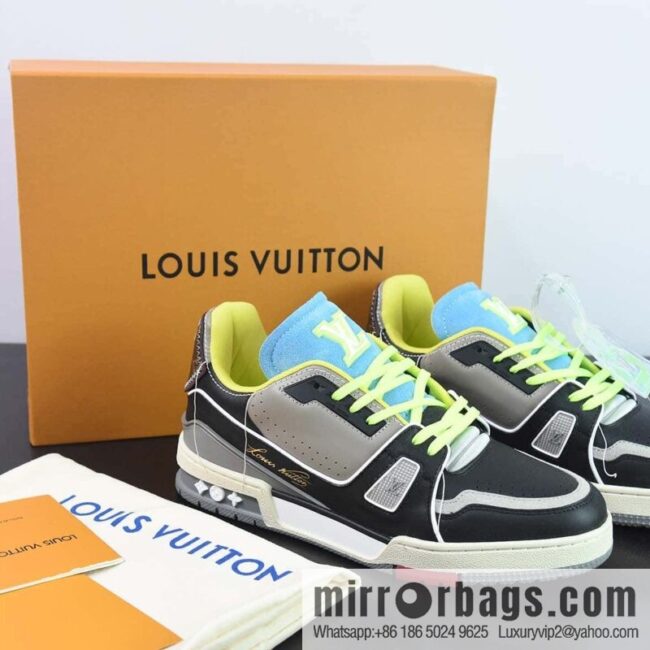 Donkey Replica Luxury Handbag LV Trainer Top Version Trainer sneakers
