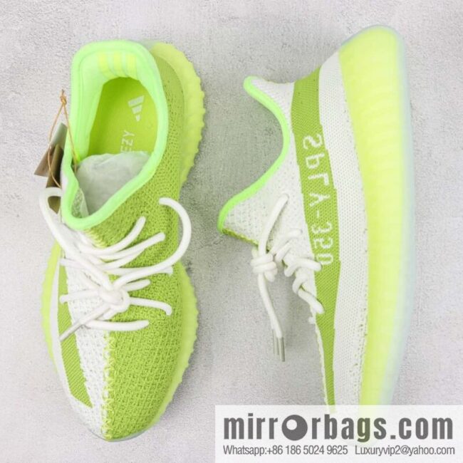 Adi, Coconut 350 V2 Item Number: NS9522 White neon green New Cantaloupe sneakers Adidas Yeezy Boost 350 V2