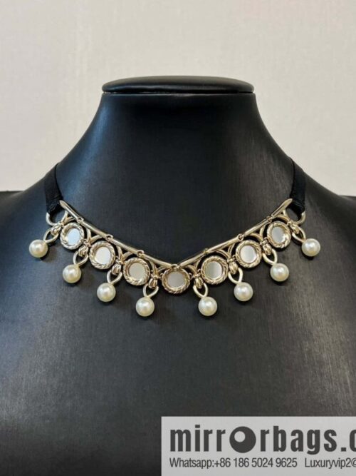 wsxc1691245715222_0-800x8002hnfyfylgnm153783_20250705104154.jpg New ☑️ DIOR mirror pearl black rope necklace necklace necklace