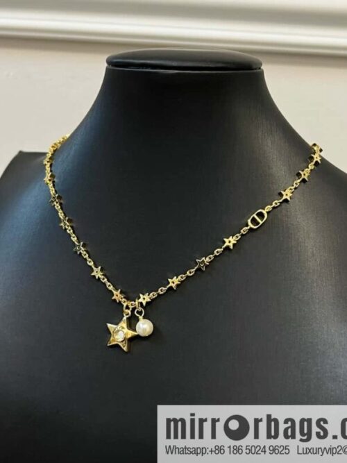 wsxc1691245716939_0-800x800rgdbeezlihp153772_20250705104133.jpg New ☑️ Dior pentagram ⭐ star pearl necklace