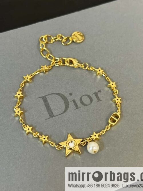 wsxc1691245718533_2-800x800bcasn0e0axl153761_20250705104112.jpg New ☑️ DIOR mirror pearl pentagram ⭐ star bracelet