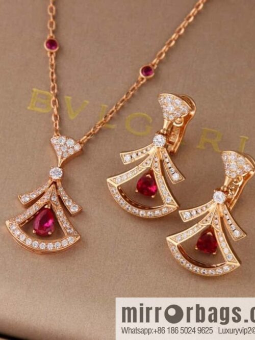 wsxc1691245727265_4-800x8000rcqiebjsmk153715_20250705103942.jpg BVLGARI DIVAS\'DREAM Ruby fan necklace, stud earrings and earrings