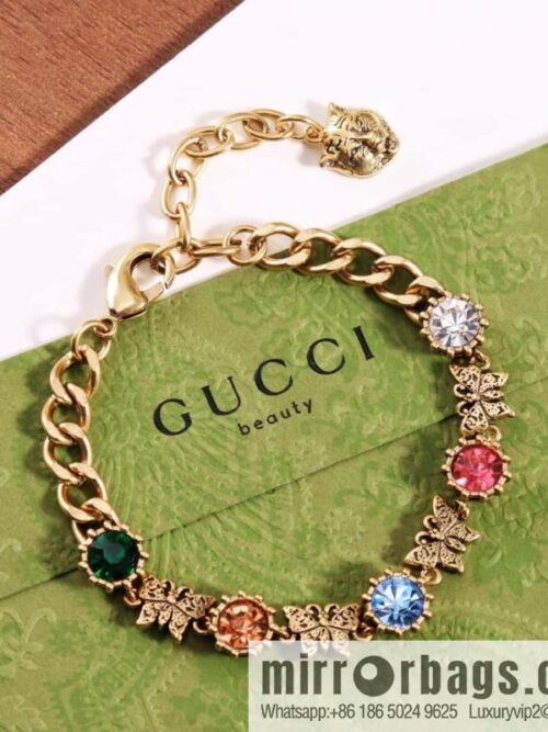 wsxc1691334269434_2-800x8002k4fgnadplr153660_20250705103758.jpg New Gucci Gucci Diamond Butterfly 🦋 Bracelet