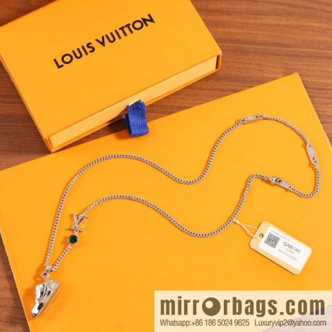 Louis Vuitton Louis Vuitton IV TRAINER STRASS sneaker necklace