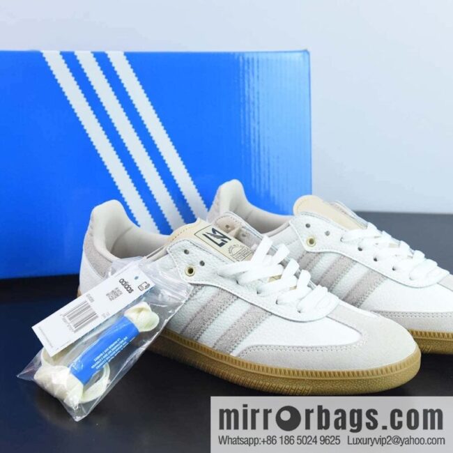 Adidas Originals Samba Adidas, Clover, Samba Series Virtue Versatile Vintage Low Top Board Shoes, Item Number: GV8358