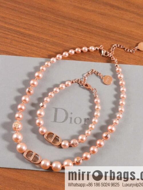 wsxc1691502138726_0-800x800n0mfrxzlqxs153535_20250705103400.jpg New ☑️ DIOR CD rose gold pearl necklace, bracelet