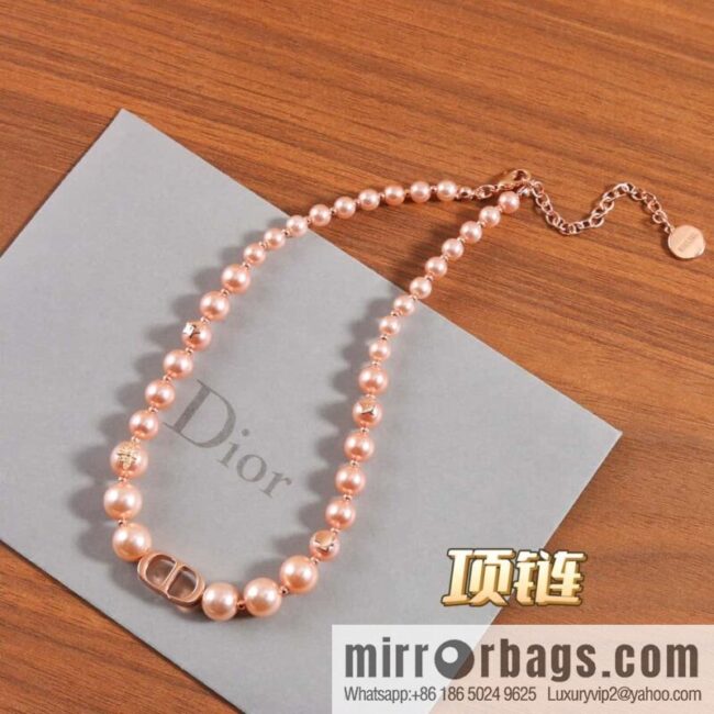 wsxc1691502138726_2-800x8004npcm5wk1ld153536_20250705103402.jpg New ☑️ DIOR CD rose gold pearl necklace, bracelet