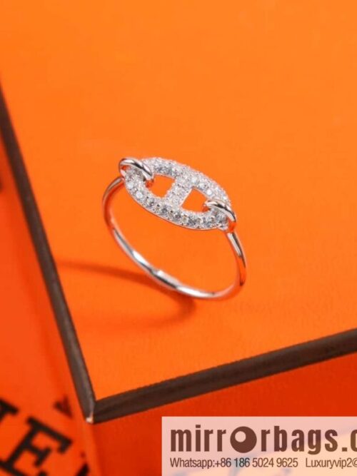 wsxc1691502142714_0-800x800fyppshnwrat153500_20250705103253.jpg New ☑️ Hermès HERMES full diamond pig nose ring
