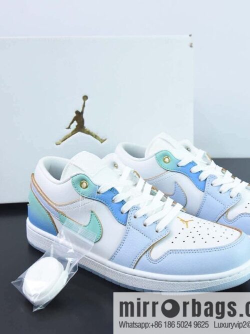 wsxc1691502415436_4-800x800sz4mdyoqxig189259_20250708230923.jpg NK Air Jordan 1 Low SE \"Emerald Rise\" AJ1 Jordan Generation Low Top Classic Vintage Culture Leisure Sports Basketball Shoes \"White Blue Sea Salt Ice Blue\" Item Number: FN8899-131