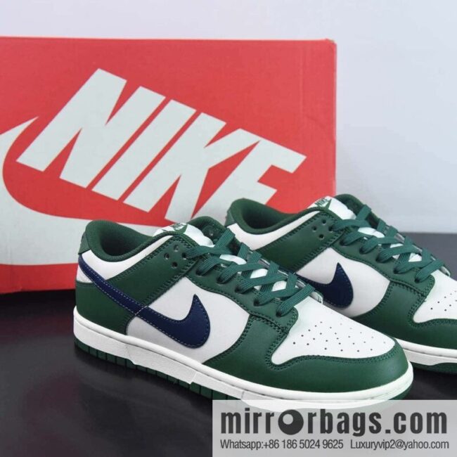 NK Dunk Low SP white, green and blue, low-top casual sports shoes, item number: DD1503-300