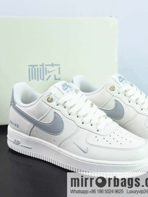 wsxc1691594913158_4-800x800zkyzotun0yi186489_20250708214620.jpg Nike Air Force 1 Low Air Force One low-top sports shoes white gray 3M reflective version NAI-KE letter printed item number: NK0621-977