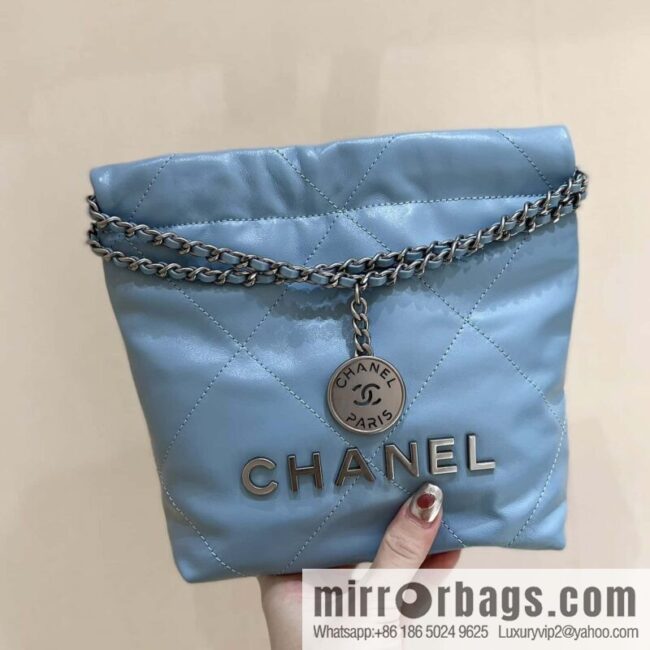 wsxc1691681920344_0-800x800dyb0gx3t1iy79474_20250719074541.jpg CHANEL 23S spring and summer series mini 22 bags AS3980 light blue
