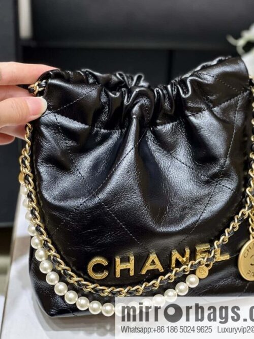 wsxc1691683342086_1-800x800pv2yjd4f4k079210_20250719074351.jpg CHANEL 23S spring and summer series mini pearl 22 bags AS3980 black