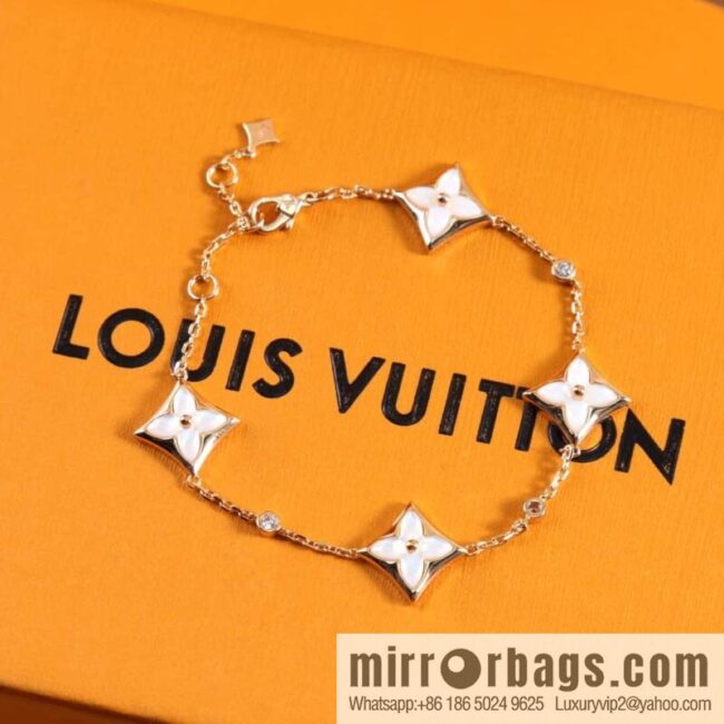 wsxc1691765436762_4-800x800oarfu3cdtxw153350_20250705102820.jpg Louis Vuitton Louis Vuitton LV rhombus four-flower white shell, pink shell, malachite bracelet