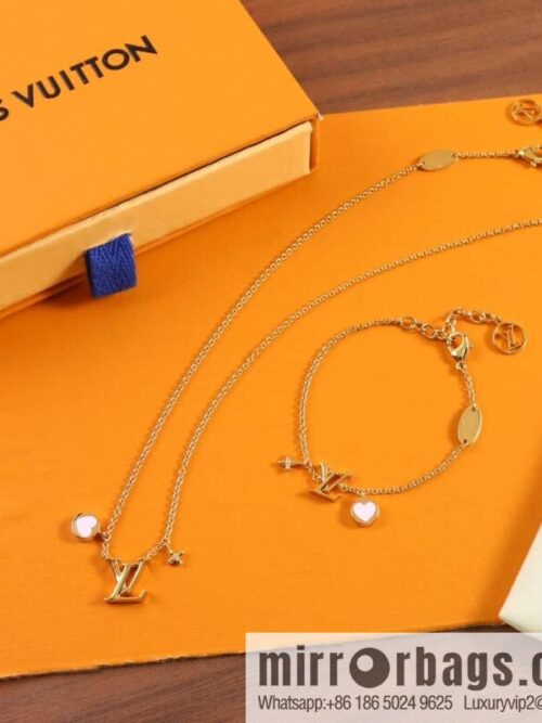 wsxc1691765464567_0-800x8004xjvcs2qxjb153321_20250705102731.jpg Louis Vuitton Louis Vuitton Qixi Festival limited LV pink peach heart love necklace, bracelet