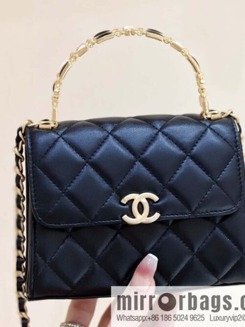 wsxc1691768216198_0-800x8002dzuq0gkuo378755_20250719074046.jpg CHANEL 22b autumn and winter new trailer series Kelly enamel handle bag AP2945