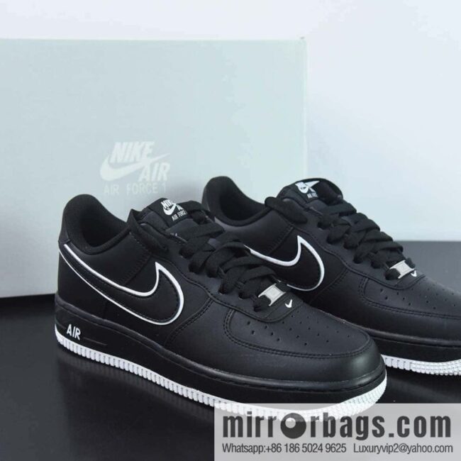 Nike Air Force 1 AF1 Air Force One/low-top, black and white, item number: DV0788-002