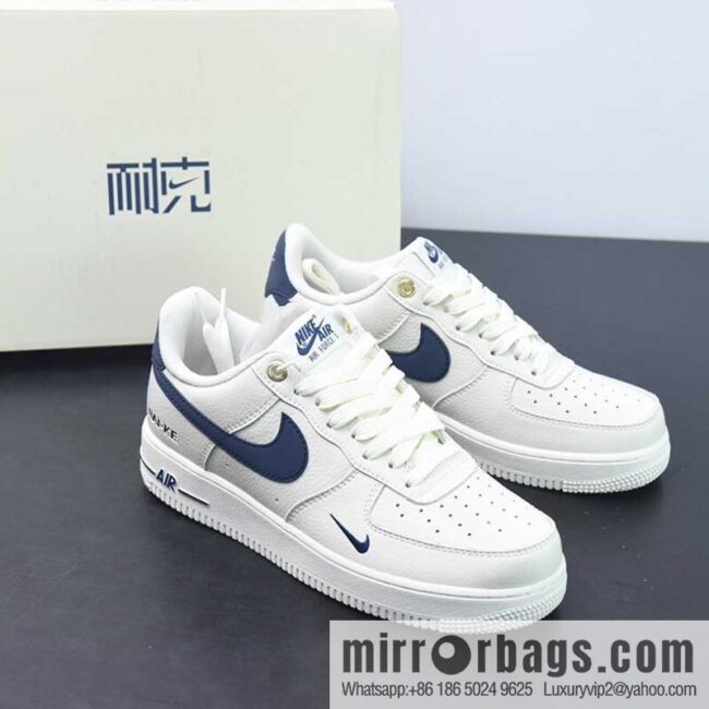NK Air Force 1 Low \"NAI-KE\" China 40 years, dark blue, Air Force No. 1 low-top casual shoes