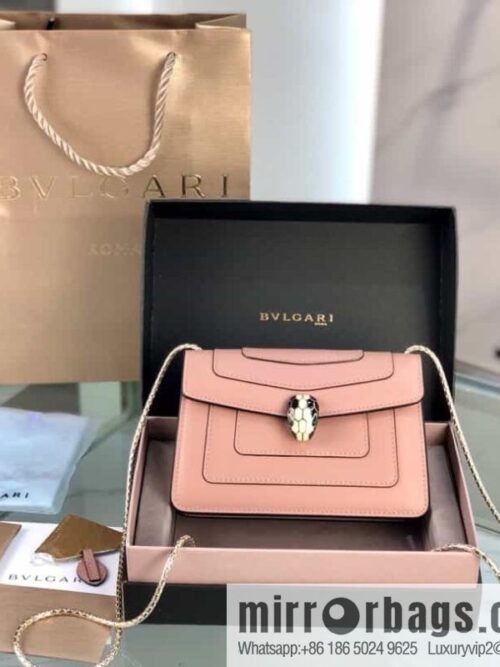 [Bvlgari] Bulgari counter new iconic Serpenti Forever mini double-layer snakehead bag Model: 288113